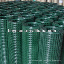 Anping factory pas cher pas cher pvc vert foncé 1/2 &quot;treillis soudé pour cage